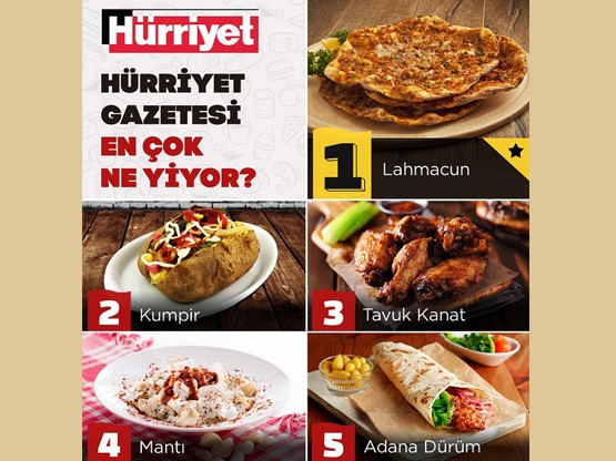 En lahmacuncu Hürriyet...