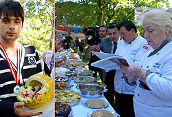 Meyve salatası ile birincilik