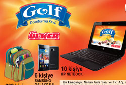 Ülker Golf ile okul yolu hediyelerle dolu