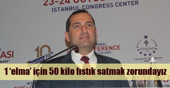 1 elma için 50 kilo fıstık veriyoruz!