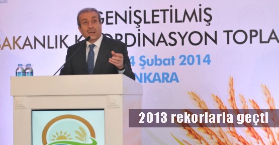 2013 yılını rekorlarla kapattık