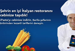 Barilla iPasta uygulaması artık Türkçe