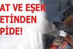 Pide salonunda at ve eşek eti çıktı