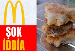 McDonaldsla ilgili şok iddia