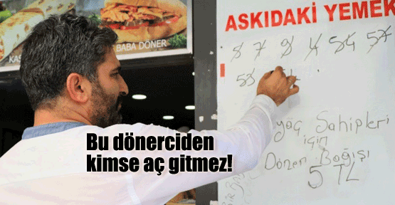 Askıda döner uygulaması başlattı