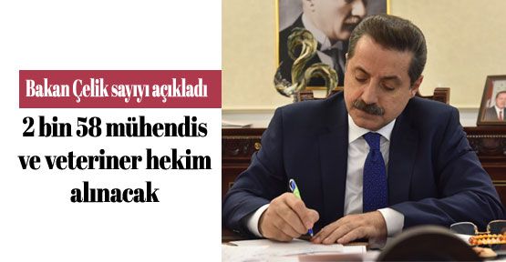 Bakan Çelik'ten flaş mühendis açıklaması