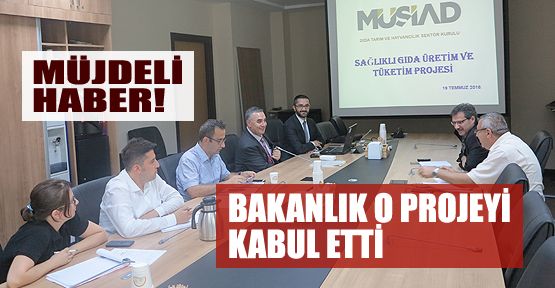 Bakanlık Müsiad'ın projesini kabul etti