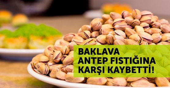 Baklava ile fıstığın arasını bozdular