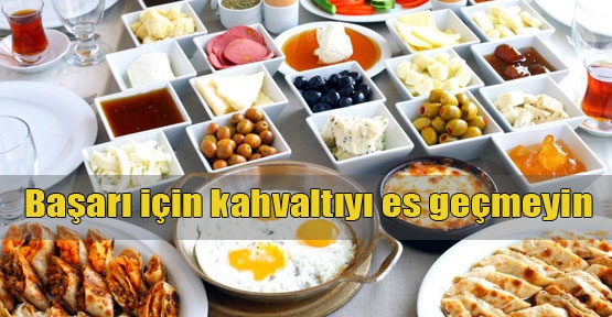 Başarının yolu kahvaltıdan geçiyor