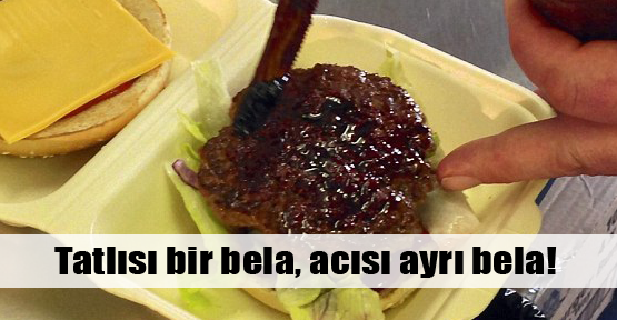 Bu hamburger 'imza' ile tüketiliyor