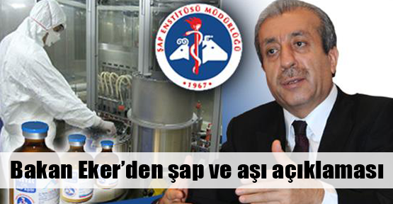 Eker'den şap ve aşı açıklaması