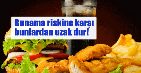 Hamburger bunama riskini artırıyor!