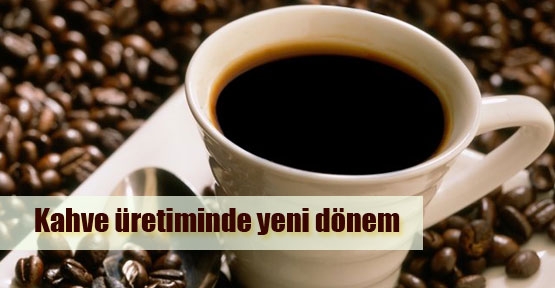 Kahve üretiminde yeni dönem başladı