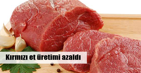 Kırmızı et ilk çeyrekte azaldı