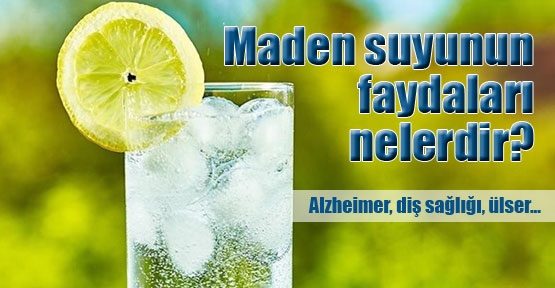 Günde en az iki şişe maden suyu