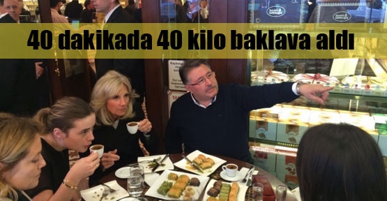 Obama'ya 40 kilo baklava gitti