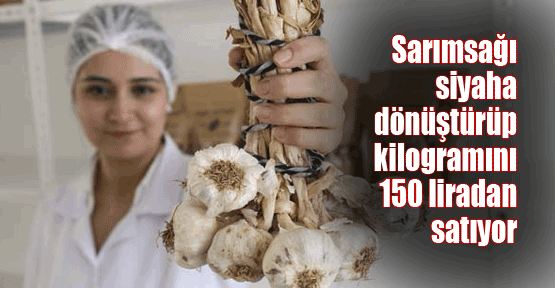 Sarımsağın kilosunu 150 liradan satıyor