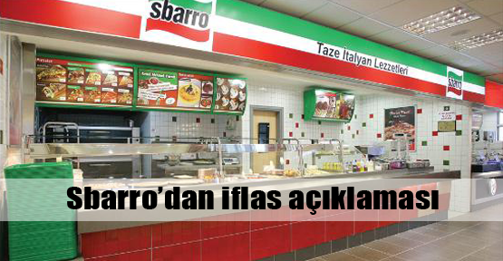 Sbarro’dan  iflas erteleme açıklaması