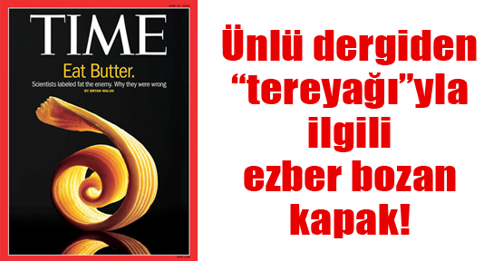 Tereyağı manşeti Amerika'yı karıştırdı