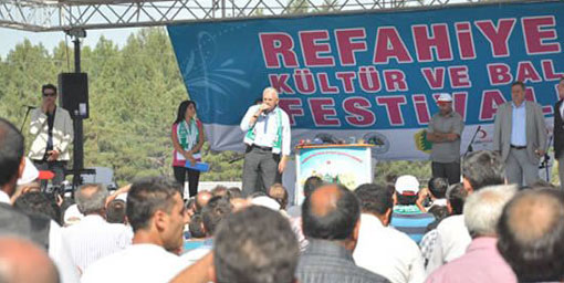 Refahiye'de 'bal' gibi bir festival