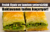 Baklava yeteri kadar tanıtılmıyor