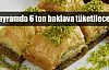 Bayramda 6 ton baklava tüketilecek