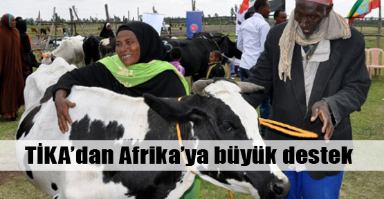 TİKA Afrika'yı hayata bağlıyor