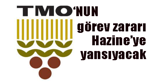  TMO’nun görev zararı Hazine’ye