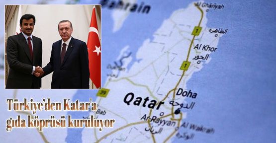 Türkiye Katar'a gıda köprüsü kurdu