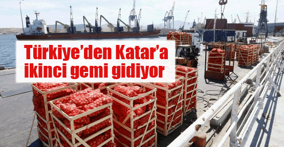 Türkiye'den Katar'a ikinci gemi gidiyor