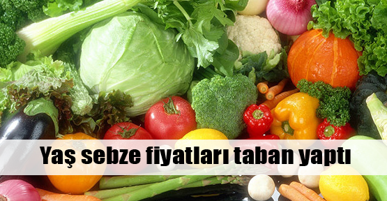 Yaş sebze fiyatları taban yaptı