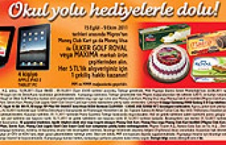 Ülker Golf ile okul yolu hediyelerle dolu