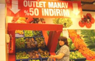 Outlet manav israfı önleyecek!