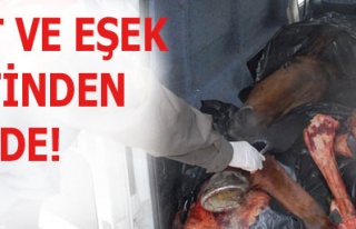 Pide salonunda at ve eşek eti çıktı