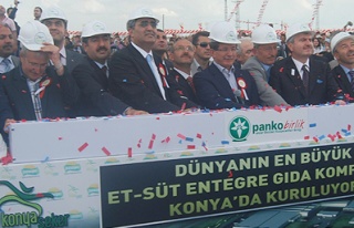 Dev gıda kompleksinde üretim başladı