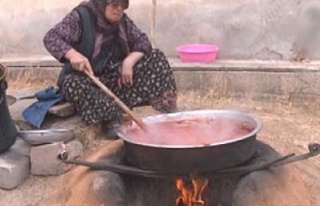 Toroslarda kış hazırlığı şenliğe dönüşüyor