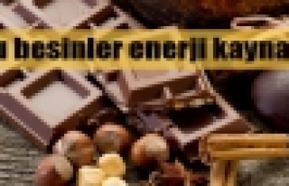 Bu yiyecekler enerji deposu gibi