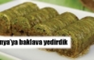 Dünya baklavayı sevdi