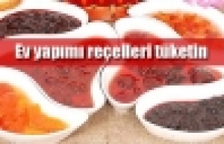 Ev yapımı reçel tüketin