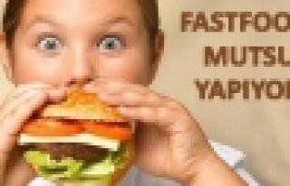  Fast food yiyenler sabırsız ve mutsuz