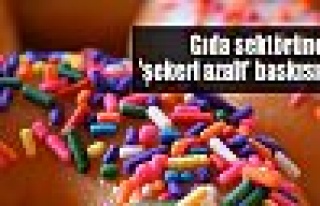 Gıda sektörüne 'şekeri azalt' baskısı