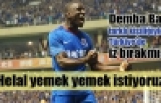 Helal yemek yemek istiyoruz