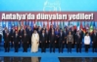 Liderler, Antalya'da dünyaları yedi