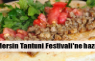 Mersin Tantuni Festivali'ne hazır