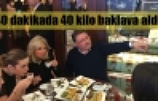 Obama'ya 40 kilo baklava gitti