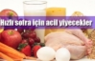 Öğün kurtaran acil durum yiyecekleri