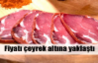 Pastırma fiyatı altınla yarışıyor