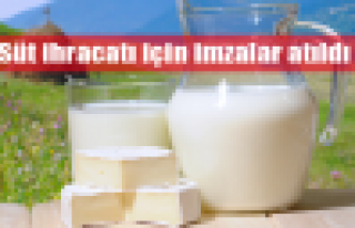 Süt üreticisine ihracat müjdesi