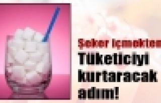 Tüketici şeker içmekten kurtulacak