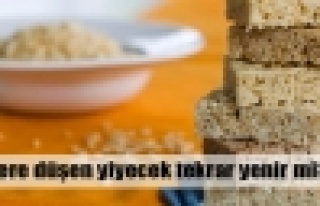 Yere düşen yiyecek tekrar yenir mi?